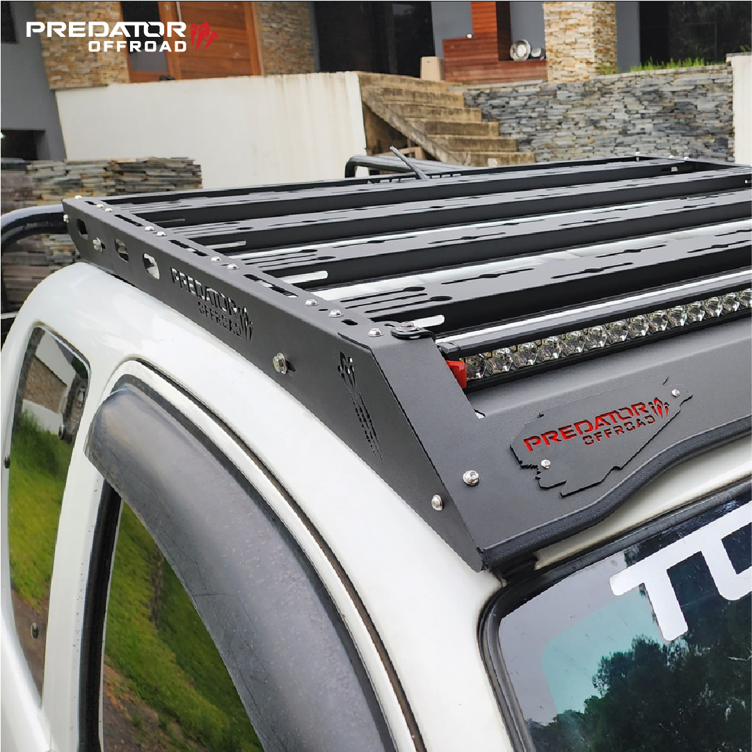 Toyota Hilux Vigo Extra Cab Predator Stealth Roof Rack - Image 2