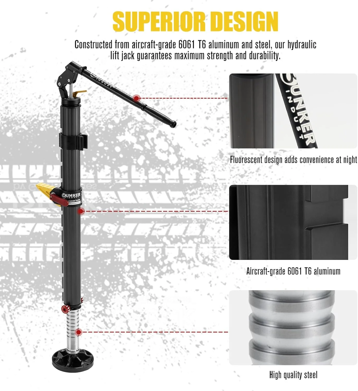 Hydraulic Lift Jack with Lift Mate & Storage Bag 4,409lbs Capacity - Image 5