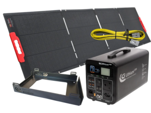 Lithium1200 + FlexoSun260W + 15m FlexoLink 6mm² + Bracket | Overland System