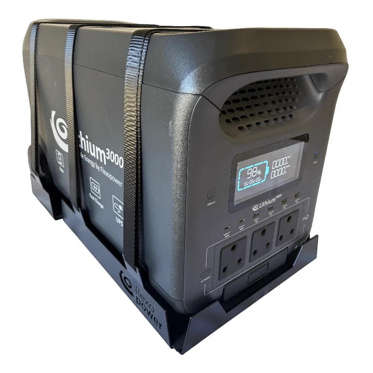Lithium3000 + Kalahari400W + 20m FlexoLink 6mm² + Bracket | Expedition System - Image 3