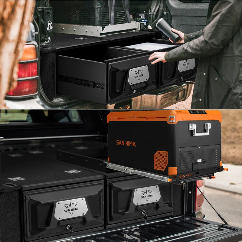 San Hima Lightweight 900MM 4WD Rear Drawer Vehicle Storage Lockable - Image 8